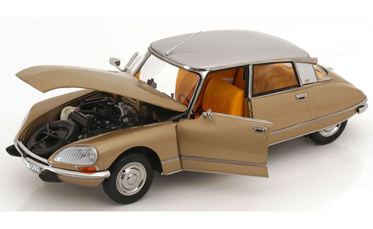 1:18 1/18 Citroen DS 23 Pallas 1974 1975 zlatno srebreni Norev