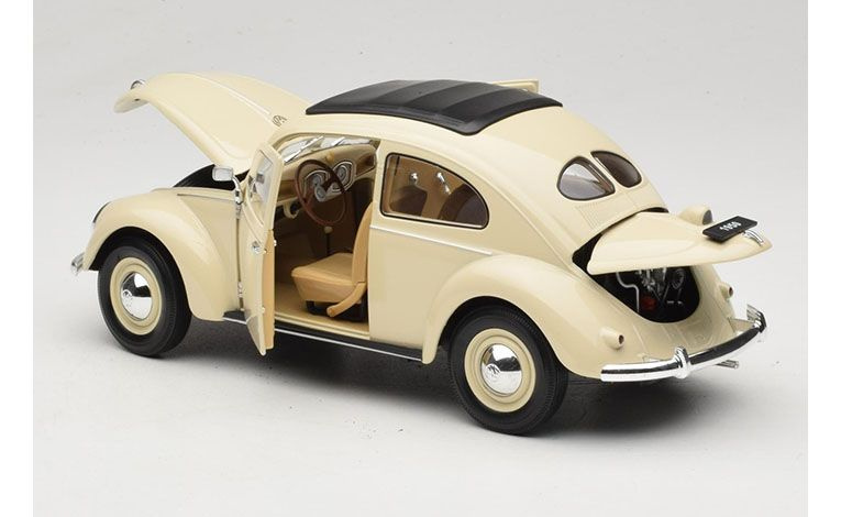 1:18 1/18 Volkswagen VW Beetle panoramic roof 1950 1959 cream Welly