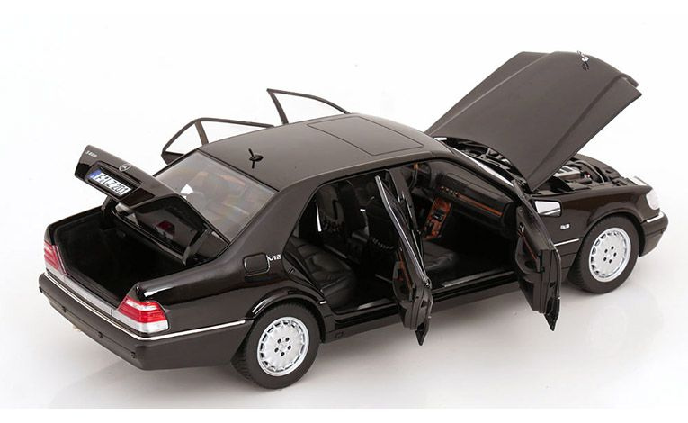 1:18 1/18 Mercedes W140 S Class S 600 1993 1998 black Norev