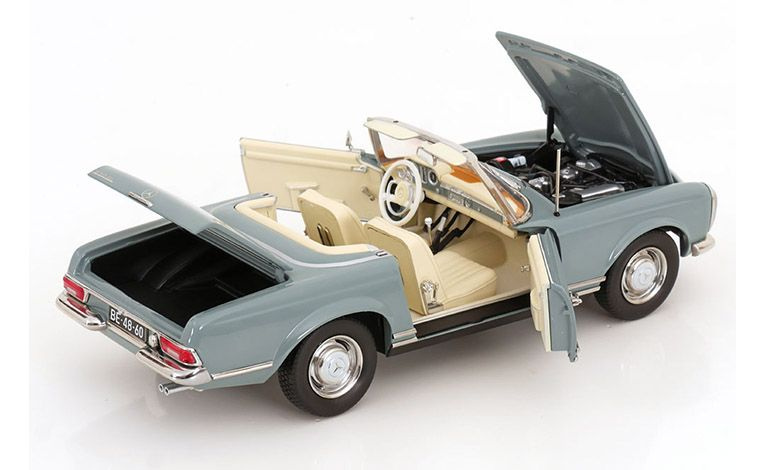 1:18 1/18 Mercedes W113 230 SL Pagoda Cabriolet 1963 1967 horizon blue Norev