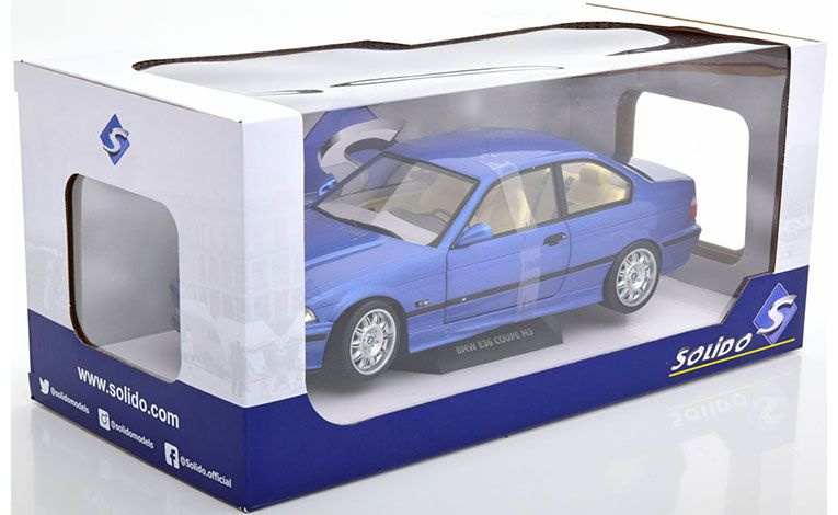 1:18 1/18 BMW E36 Series 3 M3 Coupe 1990 1999 blue Solido