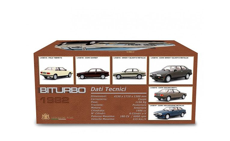 1:18 1/18 Maserati 2.0 Biturbo 1982 1987 dark garnet Laudoracing-Models