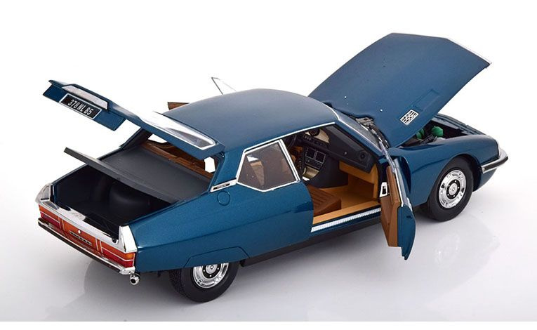 1:18 1/18 Citroen SM Sport Maserati with Maserati engine 1971 1975 light blue Norev