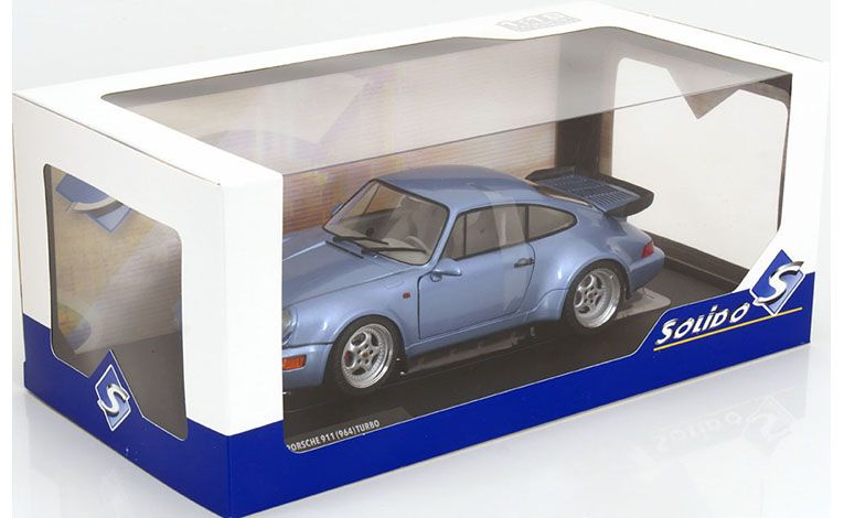 1:18 1/18 Porsche 964 911 Turbo 3.6 1990 1993 horizon blue Solido