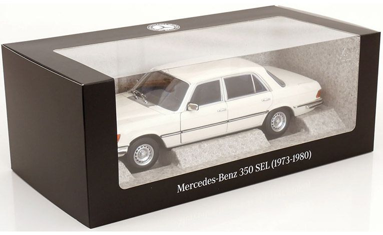 1:18 1/18 Mercedes W116 S Class 350 SEL special edition produced by Mercedes 1973 1980 white Norev