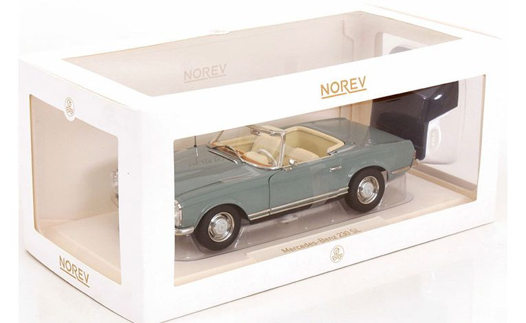1:18 1/18 Mercedes W113 230 SL Pagoda Cabriolet 1963 1967 horizon blue Norev