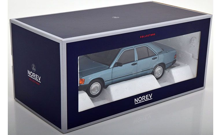 1:18 1/18 Mercedes W201 190E 1984 1993 svijetlo plavi Norev