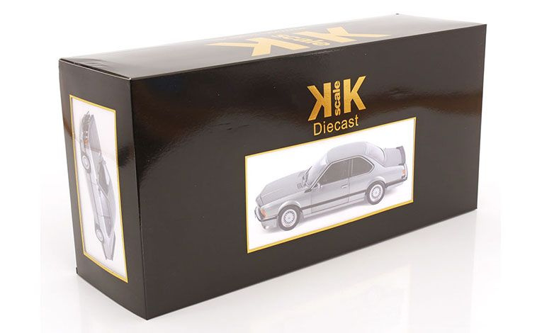 1:12 1/12 BMW E24 Serija 6 M635 CSi 1987 1989 sivi KK Scale