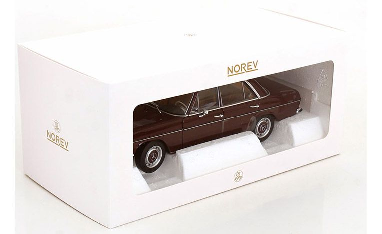 1:18 1/18 Mercedes W114 W115 200 8 1968 1976 dark red brown Norev