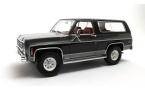 1:18 1/18 Chevrolet Blazer K5 4X4 1973 1978 sivo crni Cult-Scale Models