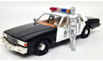 1:18 1/18 Chevrolet Caprice Gradska Policija 1987 skelet T-1000 film Terminator 2 Sudnji Dan Arnold Schwarzenegger 1991 Greenlight