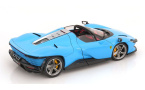 1:18 1/18 Ferrari Daytona SP3 with removable hard top and with showcase 2022 2025 medium blue Bburago Signature Series