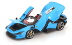 1:18 1/18 Ferrari Daytona SP3 with removable hard top and with showcase 2022 2025 medium blue Bburago Signature Series