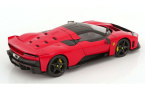1:18 1/18 Ferrari F80 sa crnim felgama 2024 danas crveni corsa Bburago Signature Series