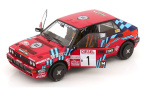 1:18 1/18 Lancia Delta HF Integrale 16V No 1 Pobjednik Reli Sanremo Biasion Siviero 1989 Martini crveni Solido