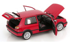 1:18 1/18 Volkswagen VW Golf 3 GTi 1996 1997 red Norev