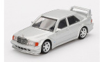 1:64 1/64 Mercedes W201 190 E 2.5-16 Evolution II 1990 silver Mini GT