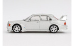 1:64 1/64 Mercedes W201 190 E 2.5-16 Evolution II 1990 silver Mini GT