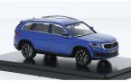 1:43 1/43 Skoda Kodiaq 2021 2024 blue Abrex