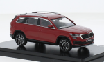 1:43 1/43 Skoda Kodiaq 2021 2024 dark red Abrex