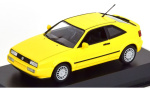1:43 1/43 Volkswagen VW Corrado G60 1988 1993 yellow Minichamps