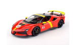1:18 1/18 Ferrari SF90 XX Stradale No 51 24h Le Mans Winner livery 2023 today red yellow Bburago