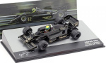 1:43 1/43 Lotus Renault 98T No 12 GP Brazil Ayrton Senna 1986 crno zlatni Altaya