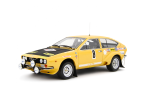 1:18 1/18 Alfa Romeo Alfetta Grupa 2 Autodelta No 8 Reli 4 Regioni Francesco ‘‘Chicco‘‘ Svizzero Gianfranco Masetto 1975 žuto crni Laudoracing-Models