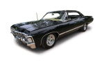 1:43 1/43 Chevrolet Impala Sport Limuzina 1967 TV Serija Supernatural Join the Hunt 2005 2020 crni Ixo