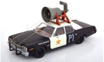 1:18 1/18 Dodge Monaco with loudspeaker 1974 film The Blues Brothers 1980 Bluesmobile black white KK-Scale
