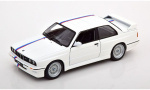 1:24 1/24 BMW E30 Series 3 M3 Coupe 1990 white Bburago