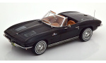 1:18 1/18 Chevrolet Corvette C2 Stingray Kabriolet 1963 1967 crni Norev