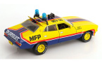 1:18 1/18 Ford Falcon XB V8 Sedan Big Booper M.F.P. 08 officers Roop and Charlie 1974 film Mad Max 1 Mel Gibson 1979 Greenlight