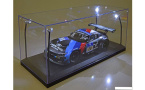1:18 1/18 Showcase vetrina display case with 4 flexible LED lights black base Triple 9