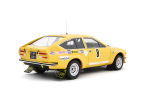 1:18 1/18 Alfa Romeo Alfetta Grupa 2 Autodelta No 8 Reli 4 Regioni Francesco ‘‘Chicco‘‘ Svizzero Gianfranco Masetto 1975 žuto crni Laudoracing-Models