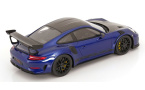 1:18 1/18 Porsche 991 2 911 GT3 RS Weissach Paket 2018 2019 plavi karbon crni GT Spirit