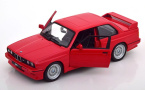 1:24 1/24 BMW E30 Series 3 M3 Coupe 1990 red Bburago
