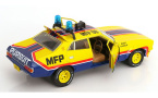 1:18 1/18 Ford Falcon XB V8 Sedan Big Booper M.F.P. 08 officers Roop and Charlie 1974 film Mad Max 1 Mel Gibson 1979 Greenlight