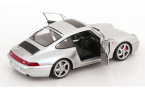 1:18 1/18 Porsche 993 911 4S 1996 1998 polar silver Solido