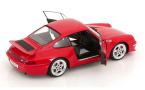 1:18 1/18 Porsche 993 911 Carrera RS 1997 1998 čuvarsko crvena Solido