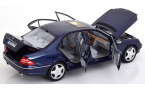 1:18 1/18 Mercedes AMG W220 S Class S55 2000 2005 dark blue Norev