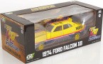1:18 1/18 Ford Falcon XB V8 Sedan Big Booper M.F.P. 08 officers Roop and Charlie 1974 film Mad Max 1 Mel Gibson 1979 Greenlight